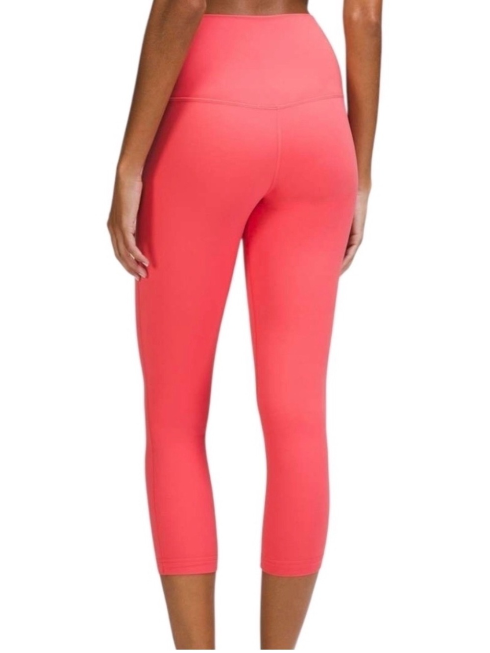 Lululemon Align Crop 23” size 10 Raspberry dbl lined